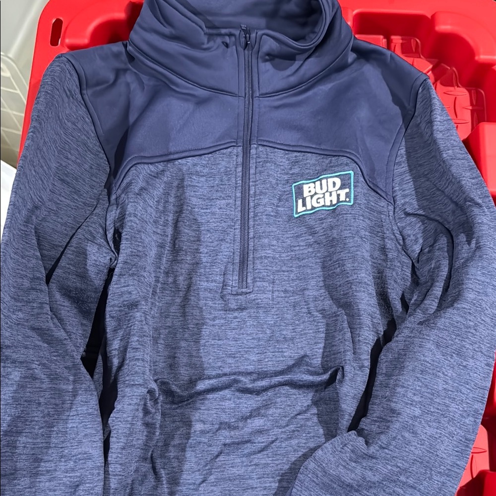 Bud Light Blue Under Armour Pullover